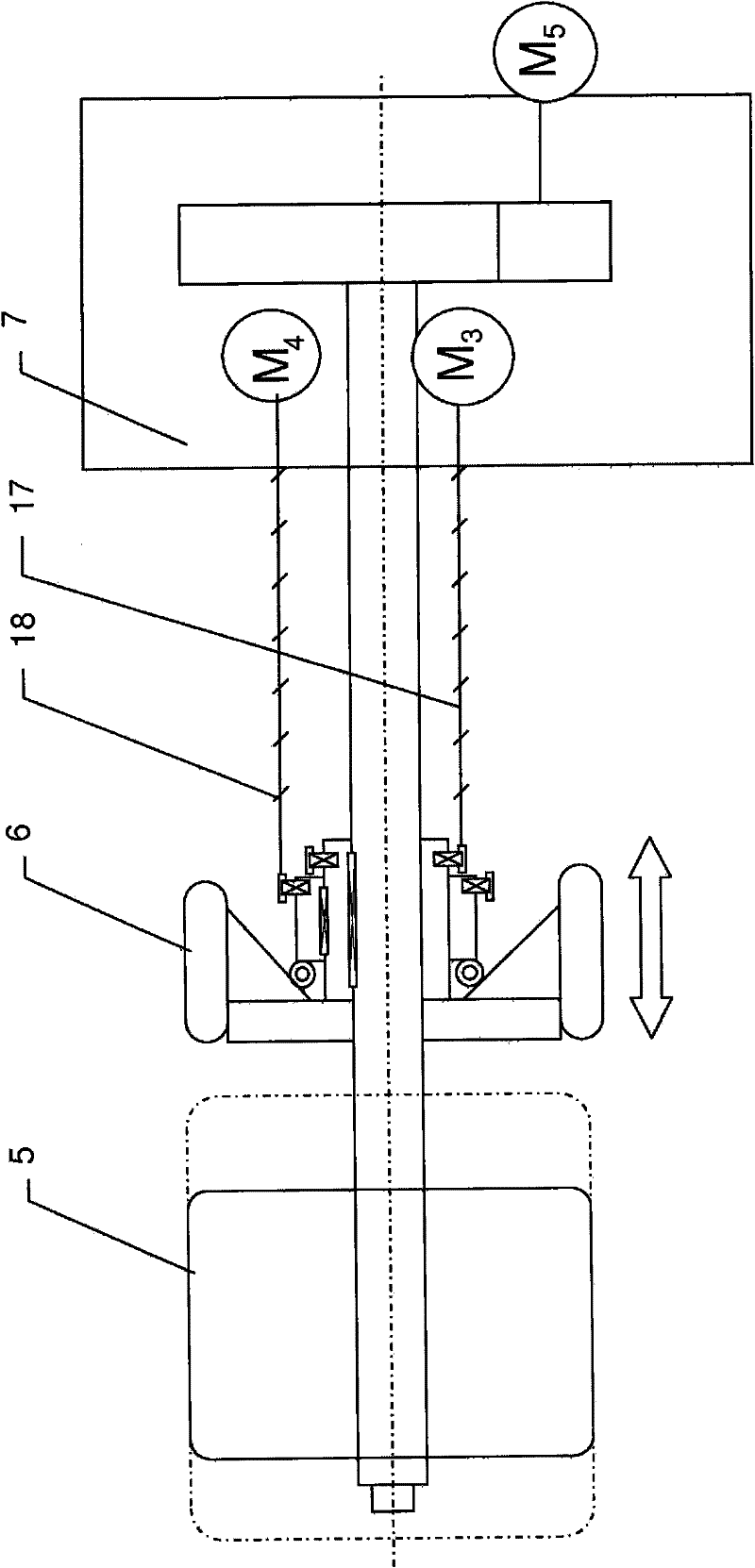 Device for constructing a carcass for a vehicle tire
