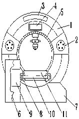 Radiotherapy device with magnetic resonance imaging (MRI) guidance