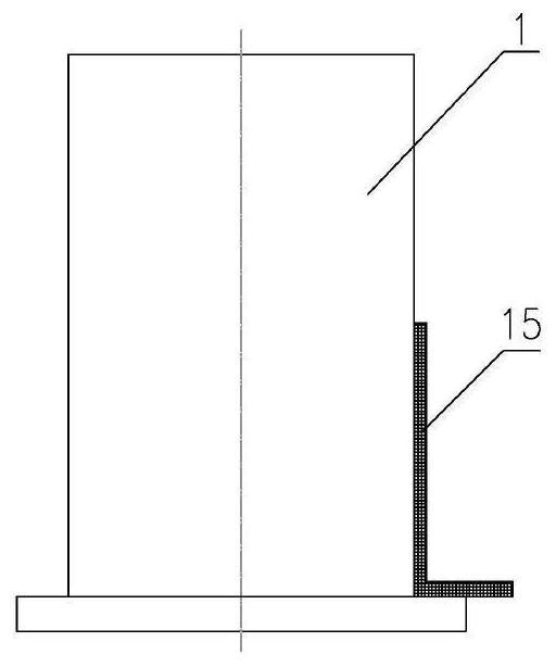 Nuclear power station shaft seal main pump motor rotor core pressing and shrinkage fit process method and process equipment thereof