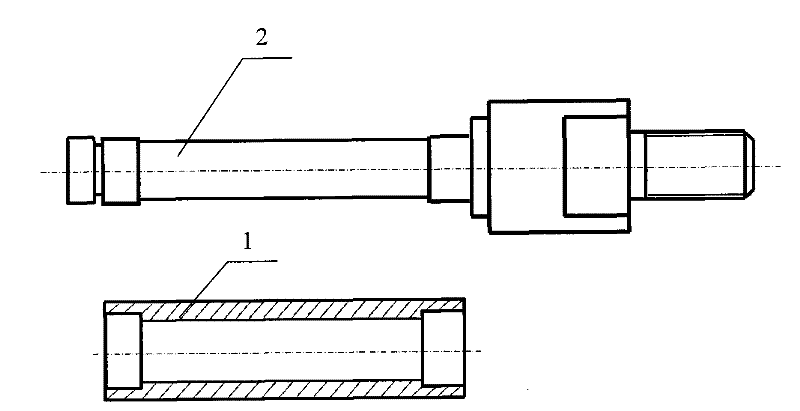 On-line replacing method for extrusion roll of fiber spinning traction feeding machine