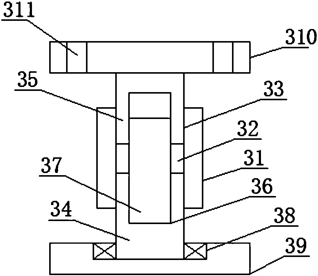 Wall dismounting device for indoor decoration