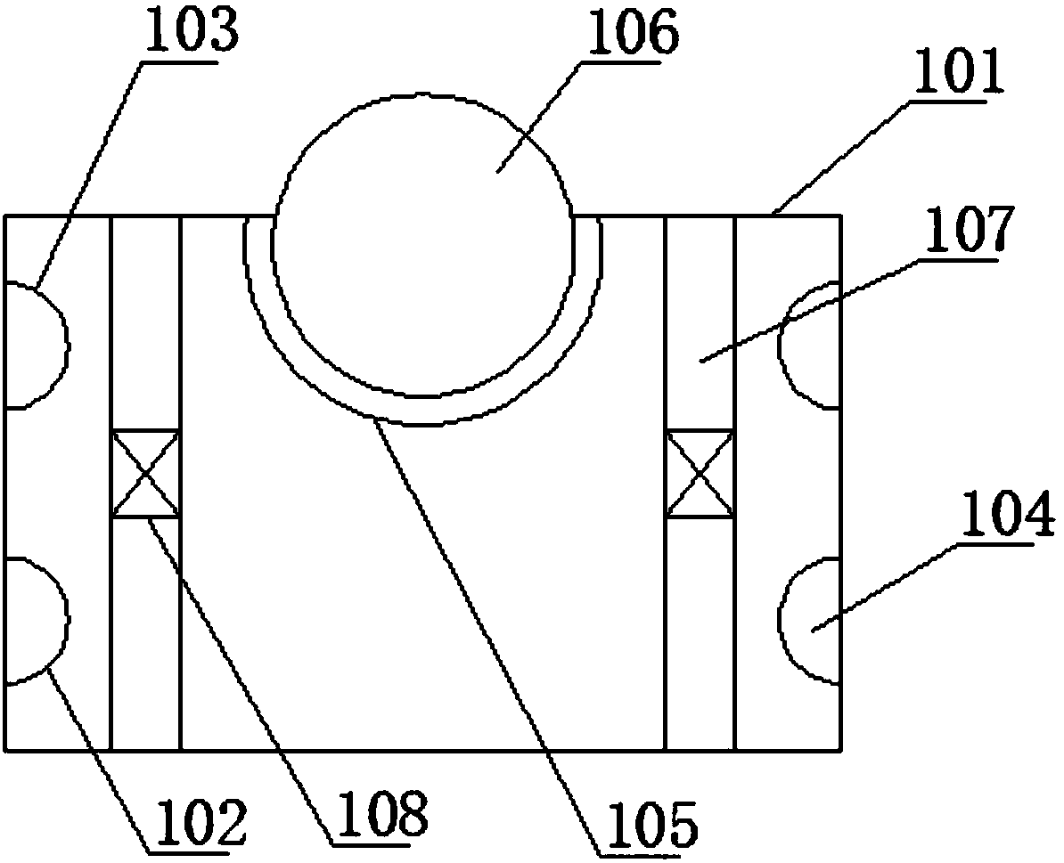 Wall dismounting device for indoor decoration