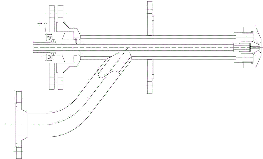 Uranyl nitrate hexahydrate feeding device for fluidized bed denitration technology