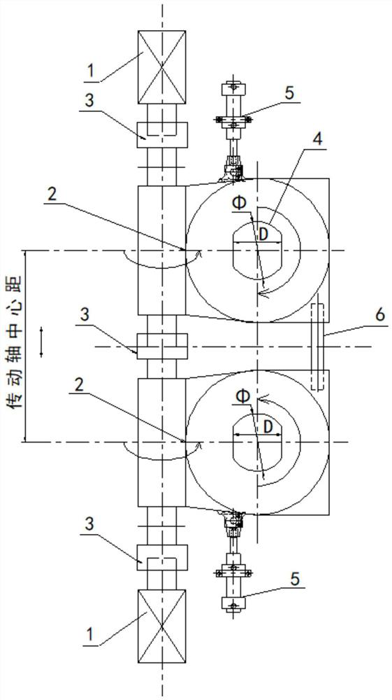 High-precision synchronization and transmission mechanism for pressure machining equipment