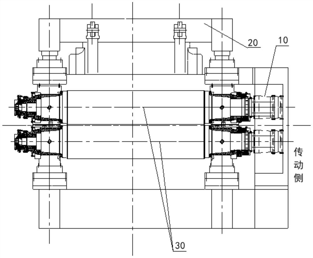 High-precision synchronization and transmission mechanism for pressure machining equipment