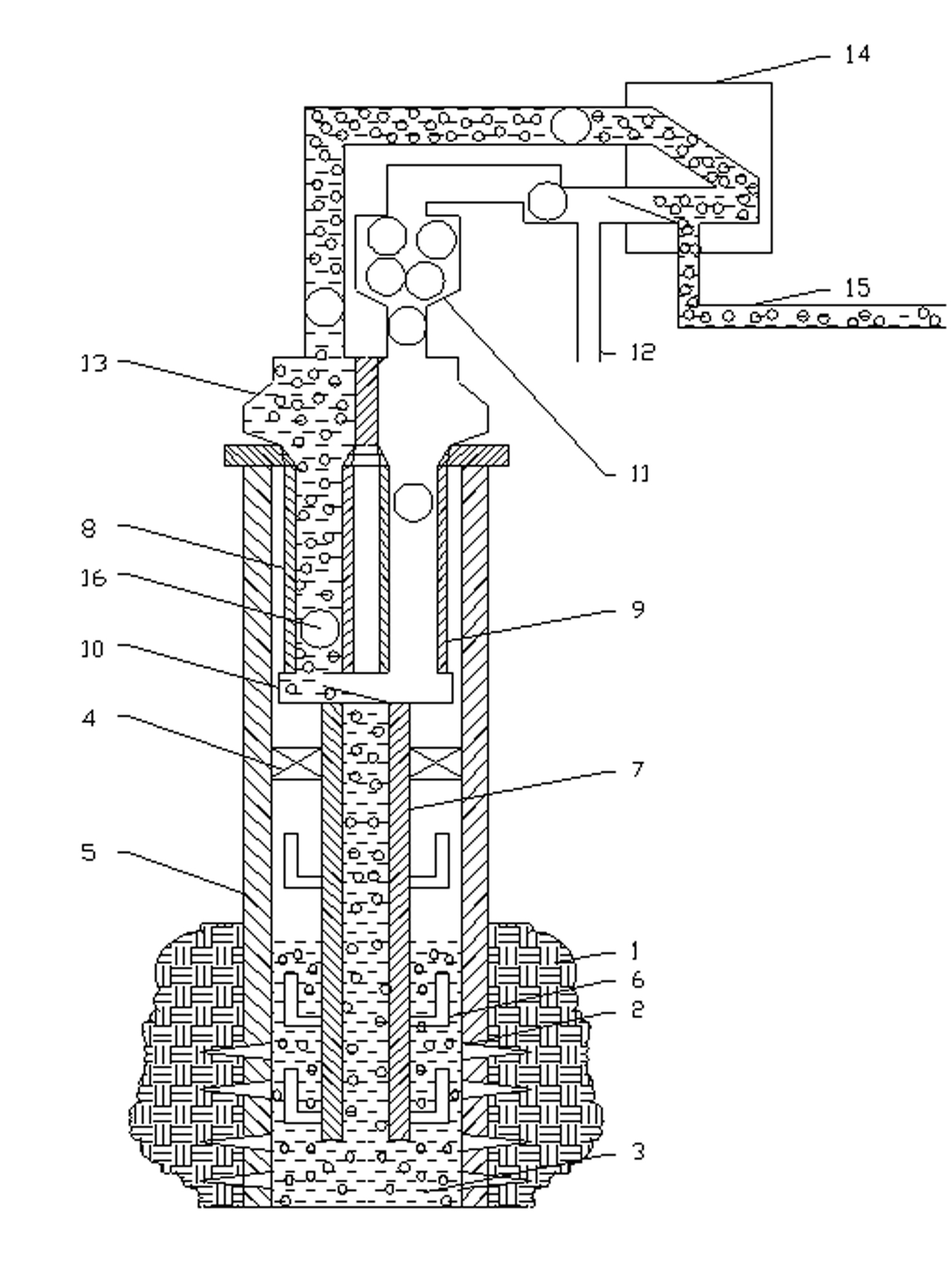 Gas lift method of combined ball plug for drainage and gas production of oil and gas well