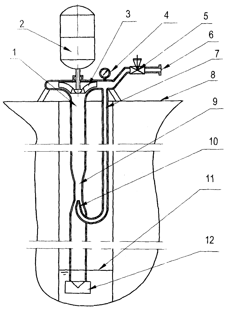 Ultra-small-bore deep-well water absorption device