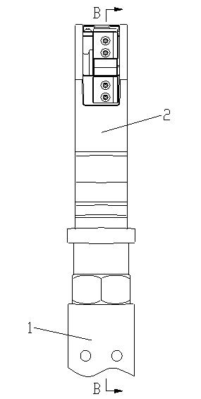 Intelligent hanging-connection trigger mechanism of grounding terminal