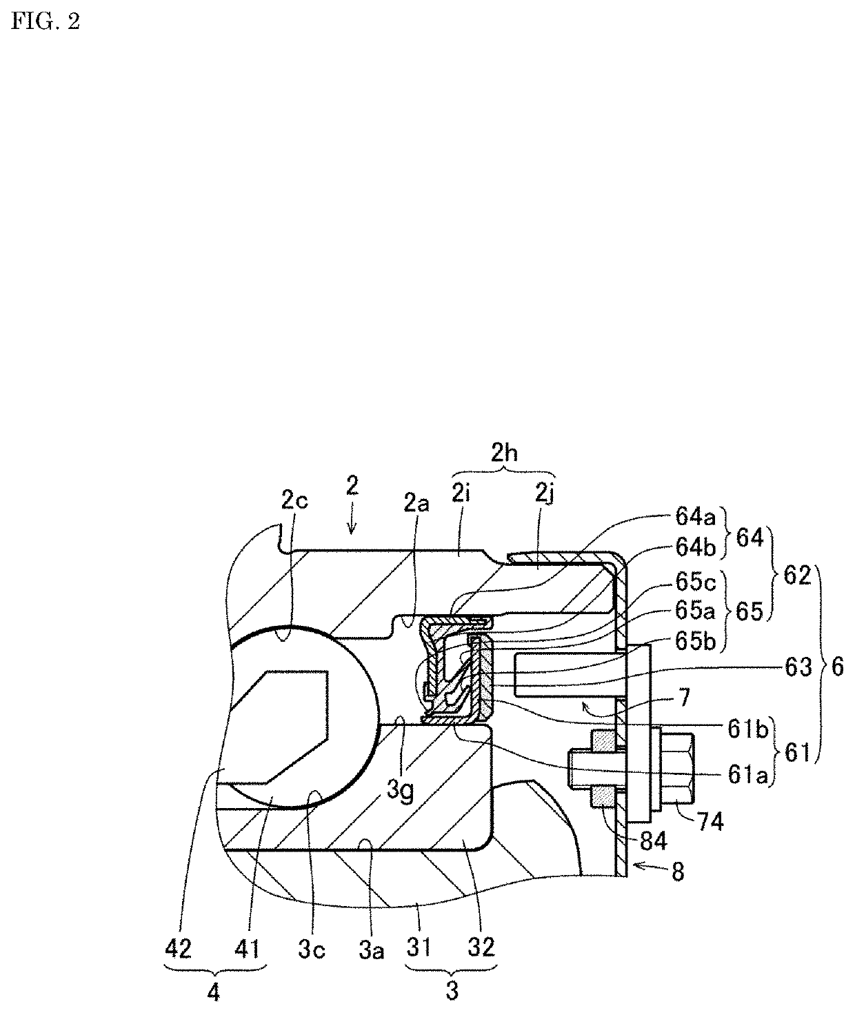 Bearing device for vehicle wheel