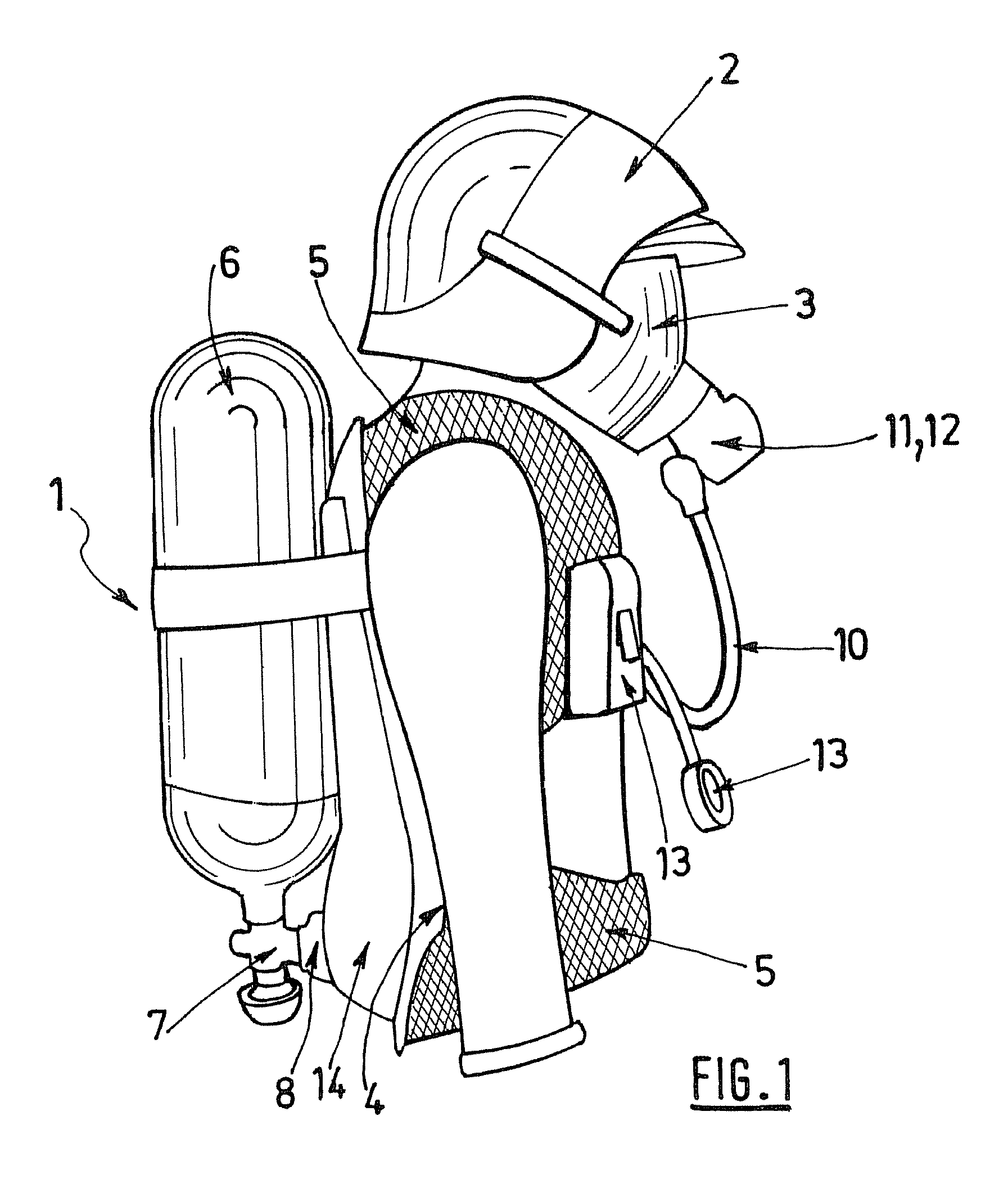 Breathing apparatus, particularly of the open-circuit type
