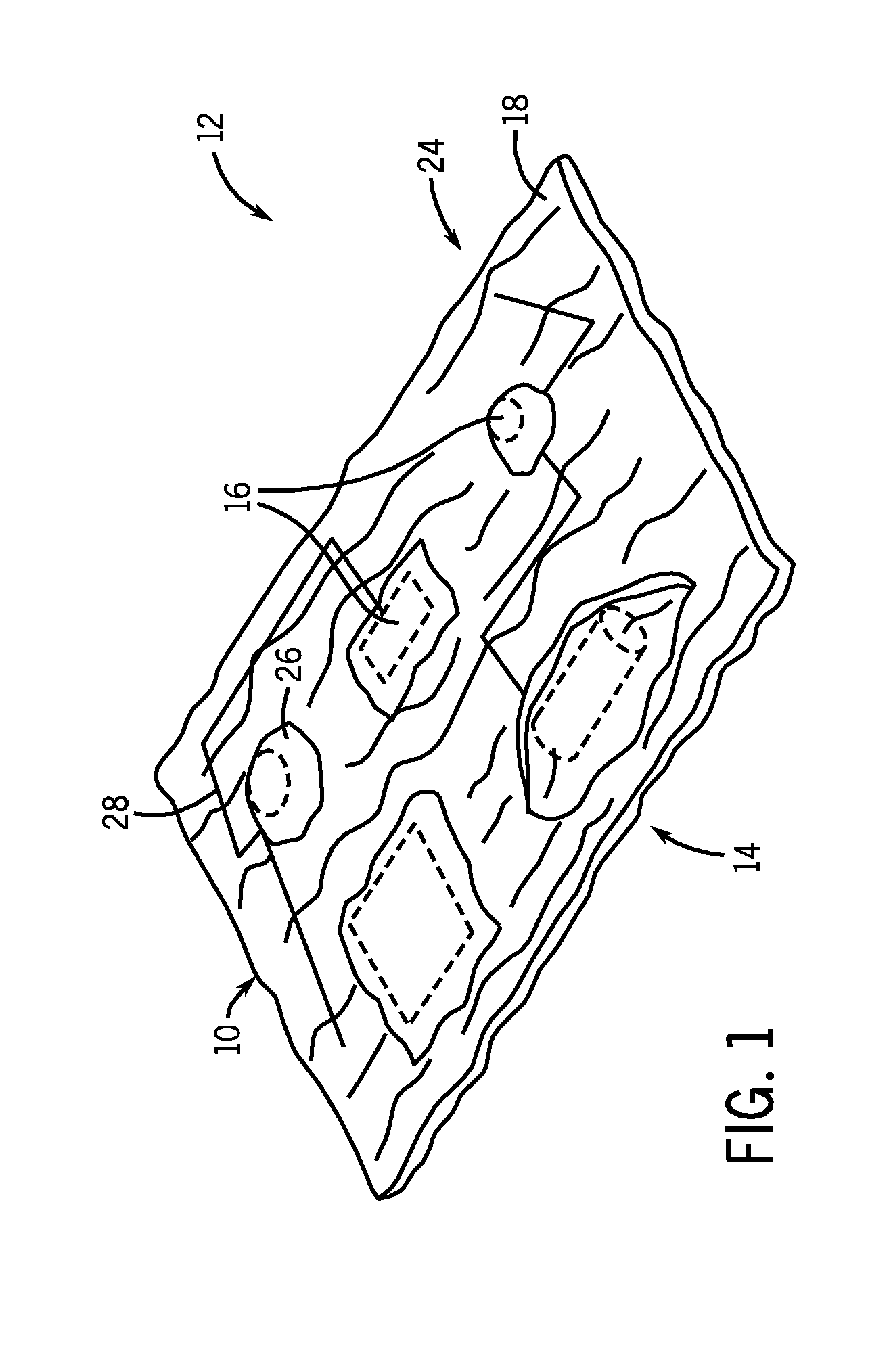 System and method of forming a patterned conformal structure