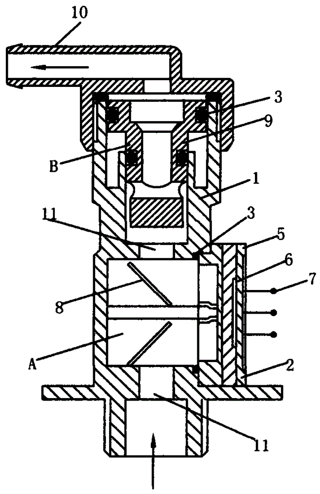 Semiconductor or luminous energy rapid heating type electric water heater provided with water flow sensor