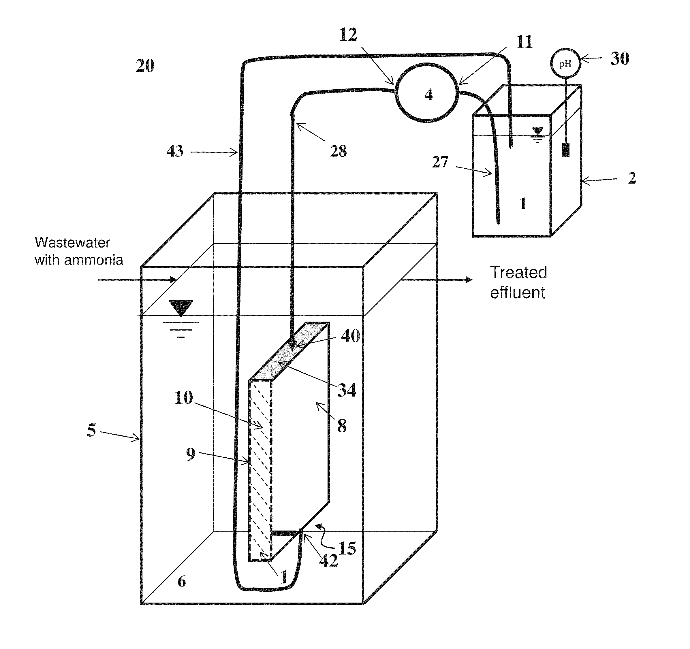 Systems and Methods for Reducing Ammonia Emissions from Liquid Effluents and for Recovering the Ammonia