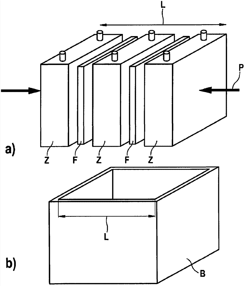 Method for producing Li-ion battery module and corresponding Li-ion battery module