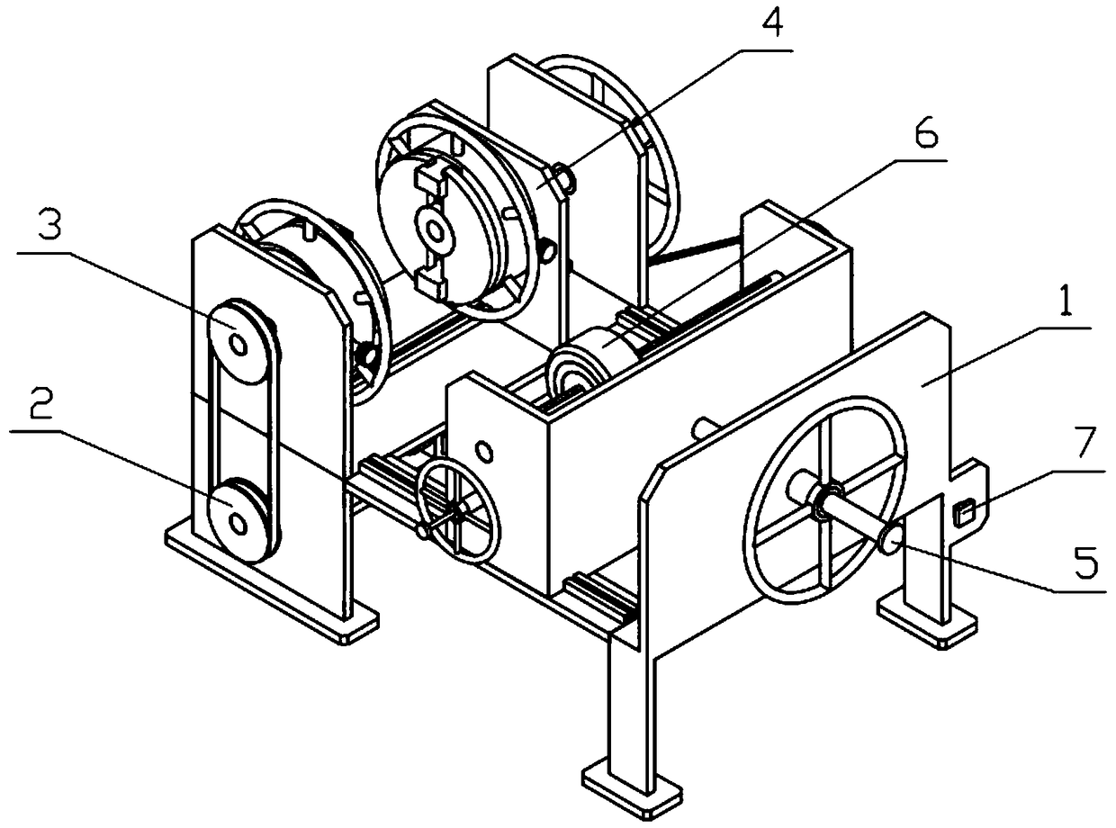 Machining polishing device