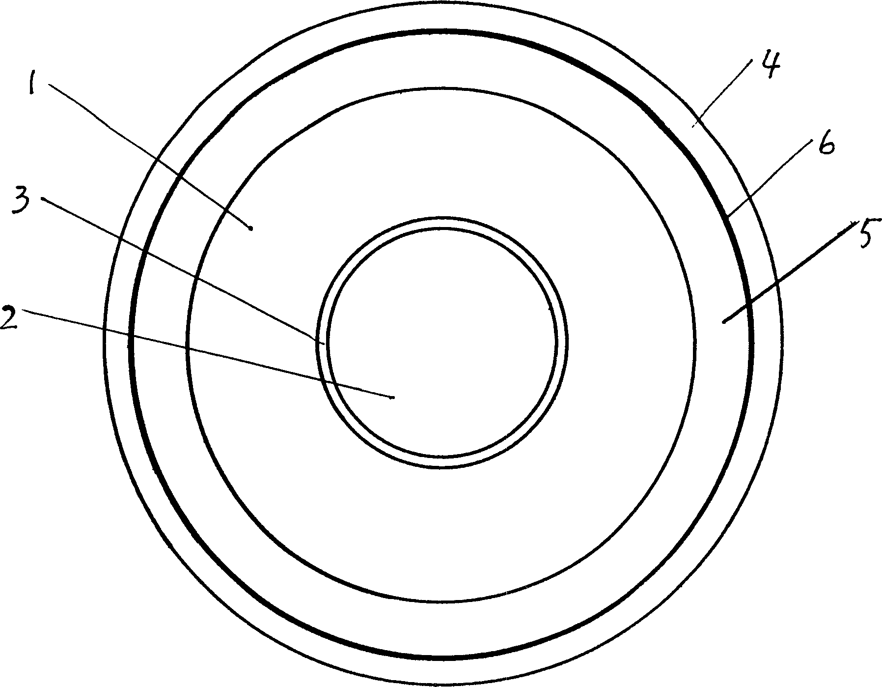 Slot milling grinding wheel of cubic boron nitride and manufacturing method