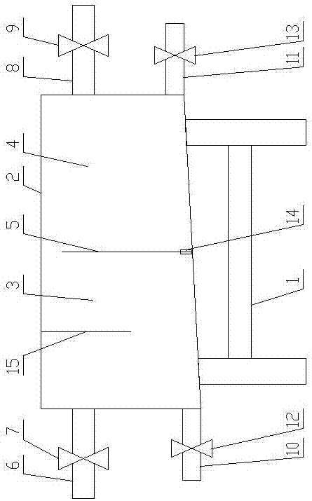 Device for removing heavy impurities in reconstituted tobacco slurry