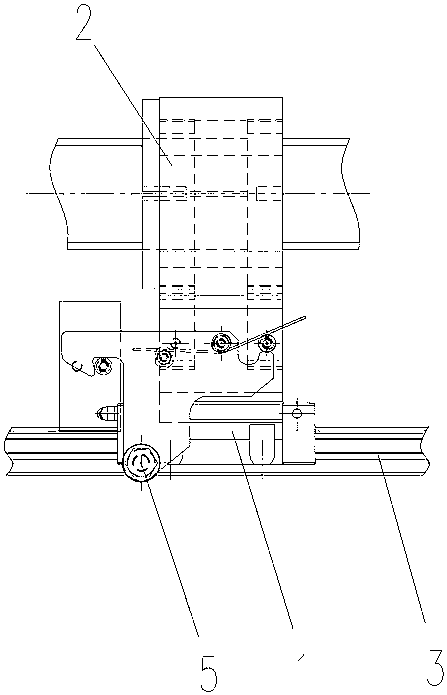 Long-stroke lead screw movable auxiliary supporting mechanism