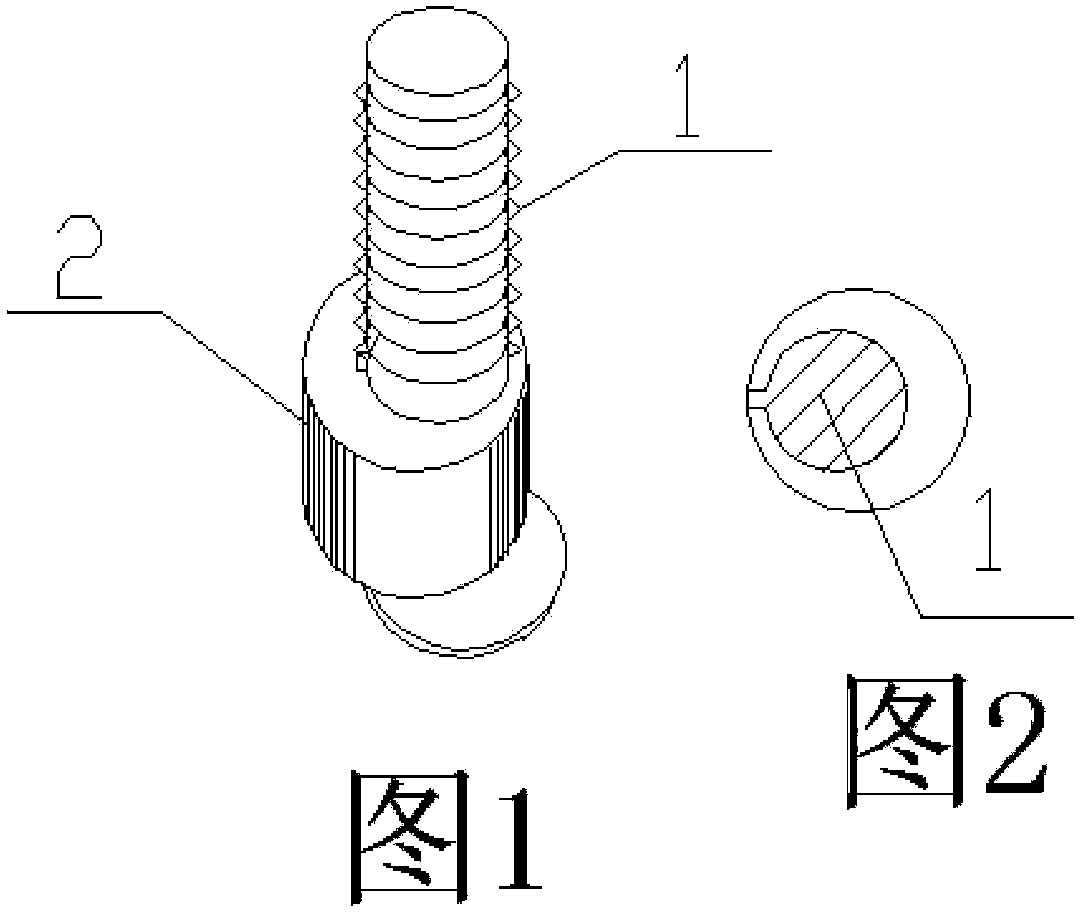 Three-eccentric combined bolt and construction process thereof
