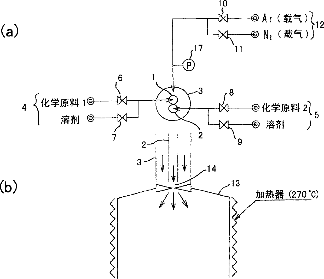 Vaporizer for CVD, solution voporizing CVD device and voporization method for CVD