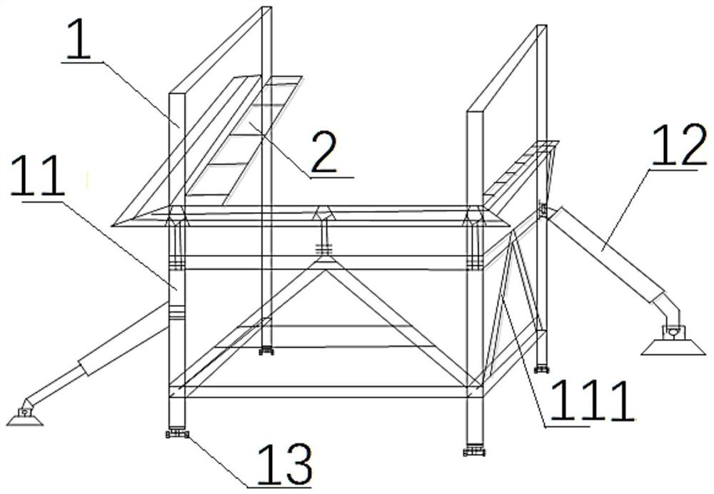 Vehicle maintenance vehicle for air rail transit system