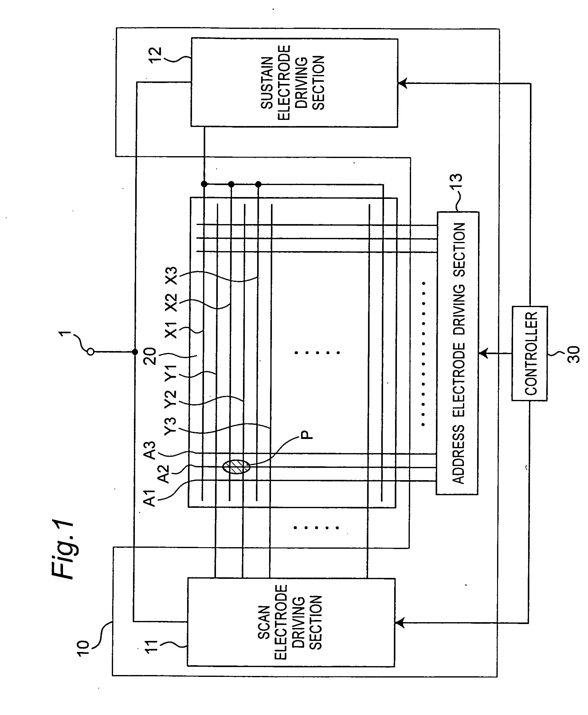 Apparatus for driving plasma display panel and plasma display