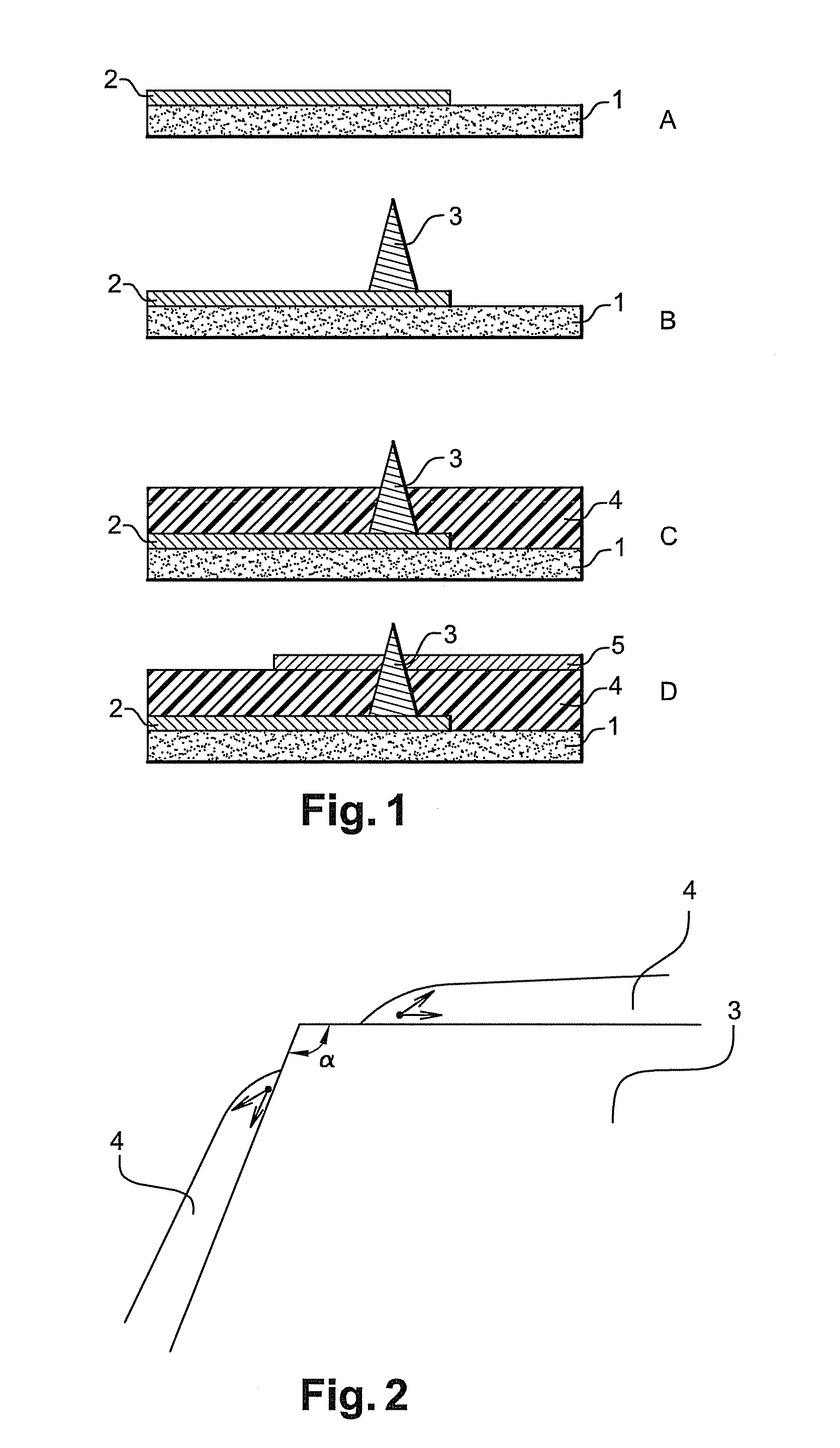 Method for making an electric interconnection between two conducting layers