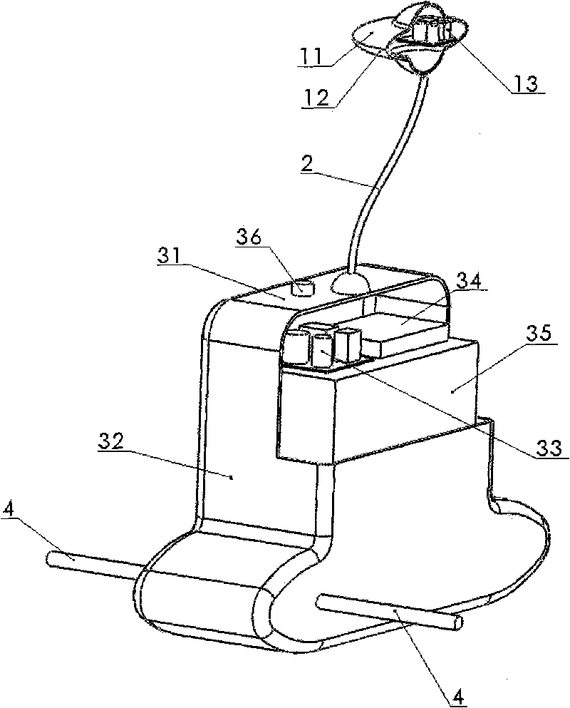 Untethered remote-control self-containing type power supply automatic cleaner for swimming pool