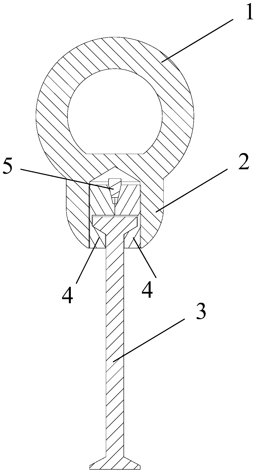 Split rotating embedment type complete lifting tool and lifting method
