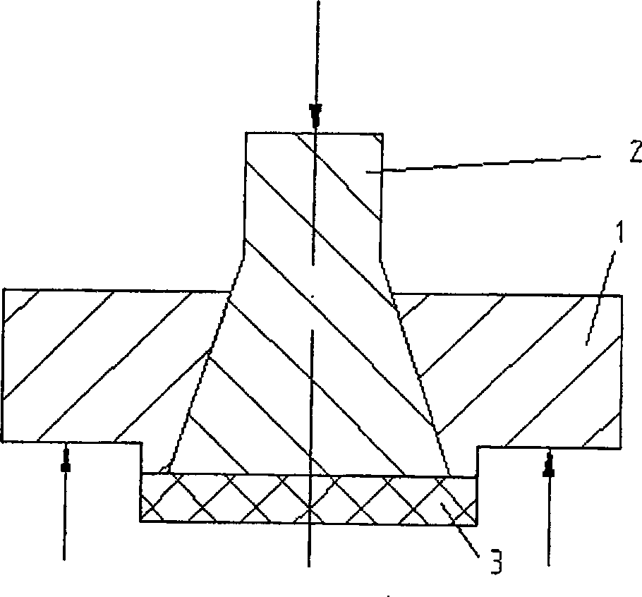 Method for testing high-combination performance coating strength based on pressure experimental device and its sample