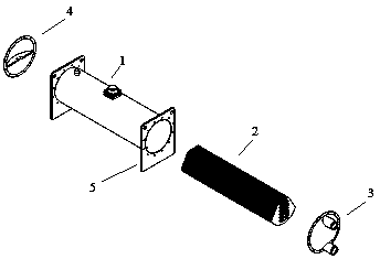 Falling film plate and shell heat exchanger