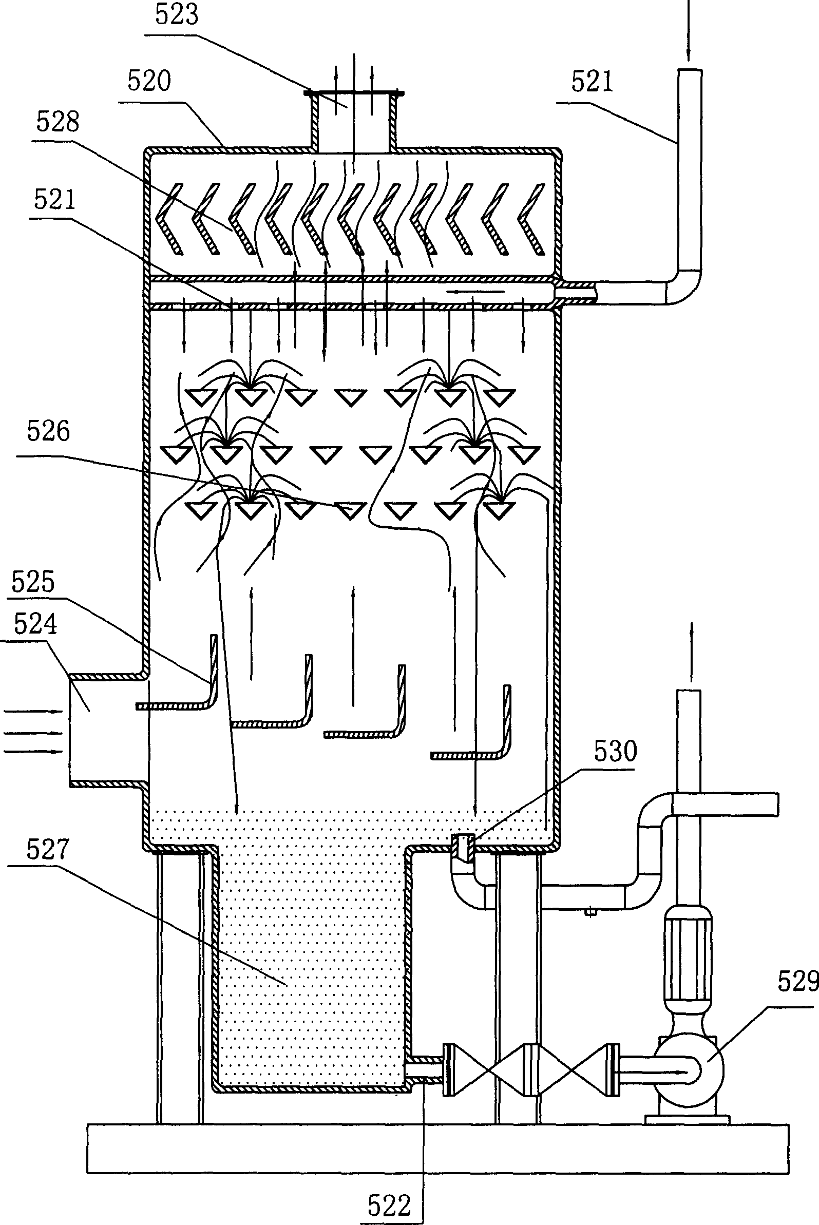 Smoke low-temperature residual heat utilization system with natural gas cooling-heating combined power device and operating method thereof