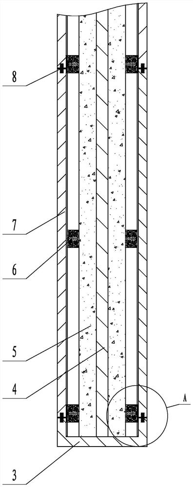 Heat-preservation and sound-insulation fast-assembly indoor partition wall and installation method