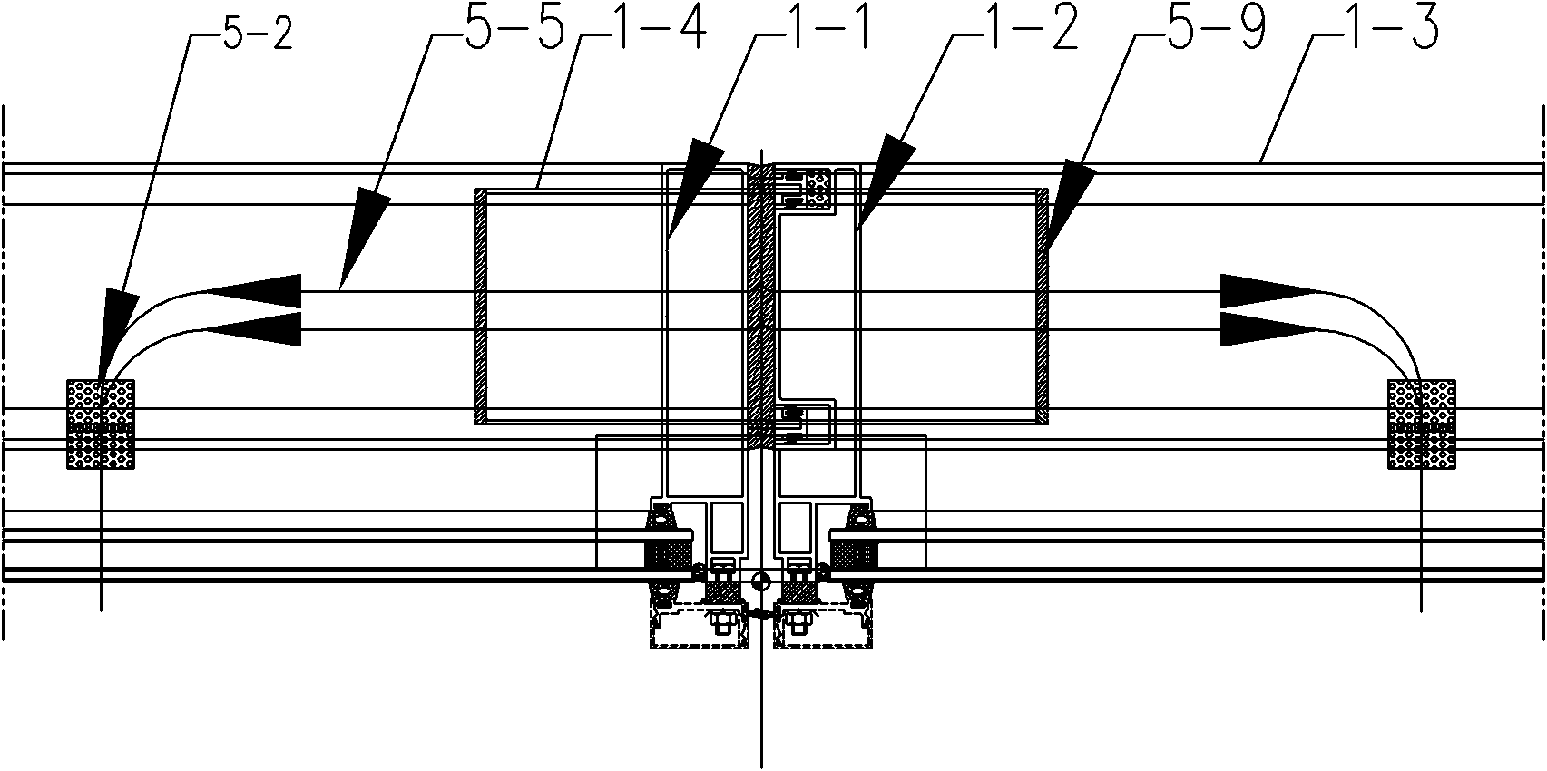 Z-shaped window unit body