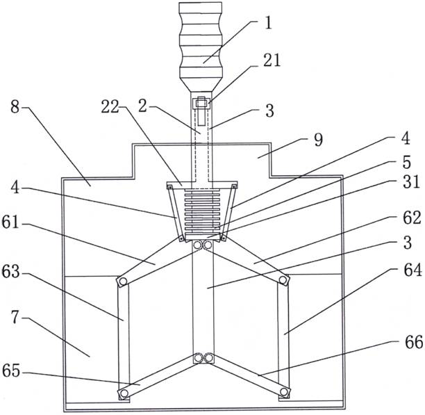 Deformation cleaning device