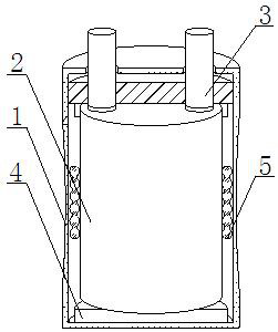 Electrolytic capacitor working electrolyte leakage-proof device