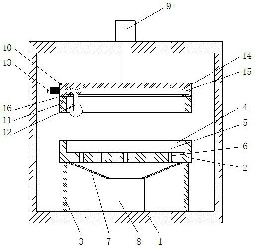 AGM separator electrolyte collecting device for storage battery