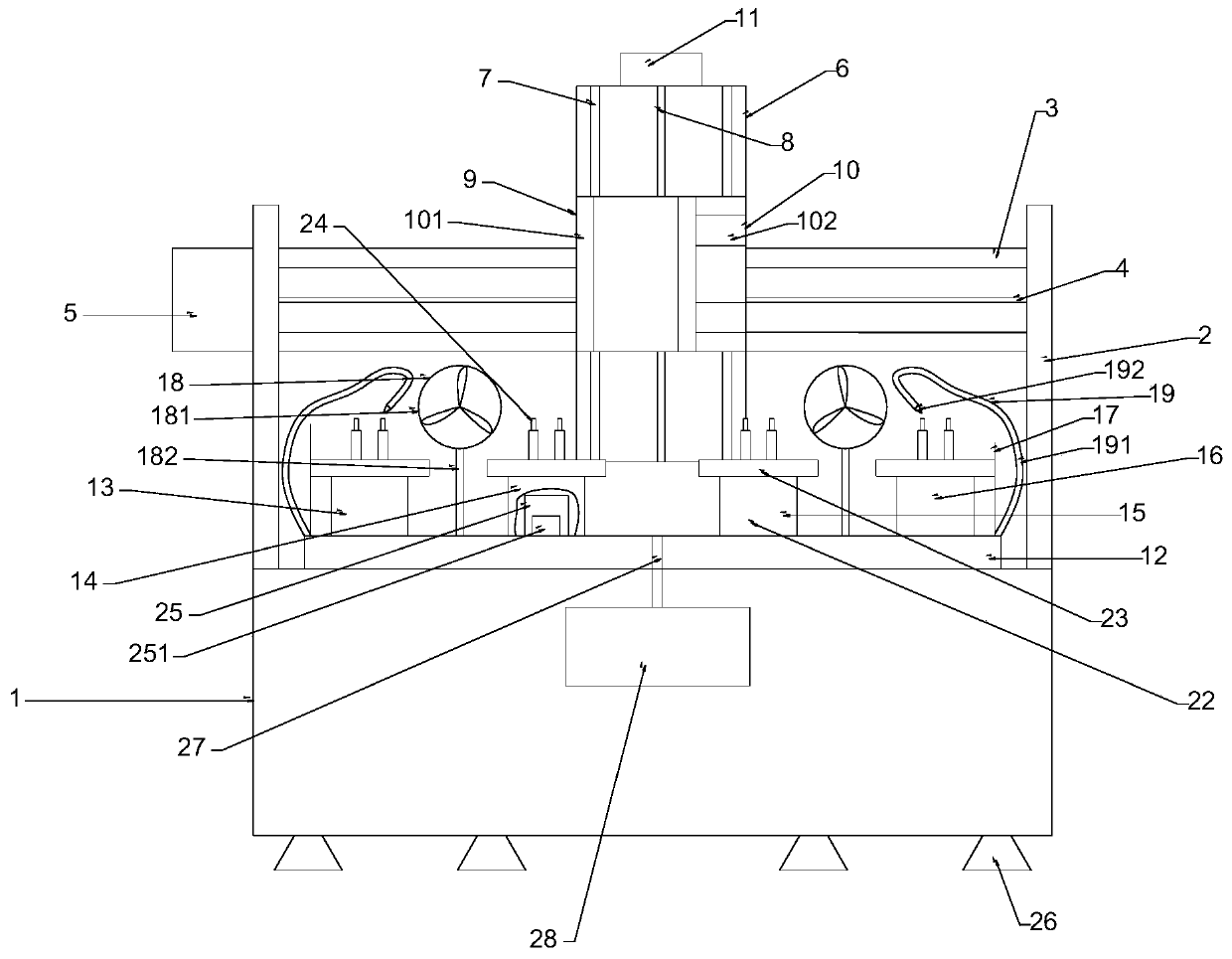 An automated CNC machine tool