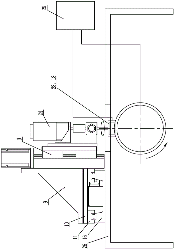 An online dressing device for circular arc grinding wheel based on spherical envelope of cup-shaped tool