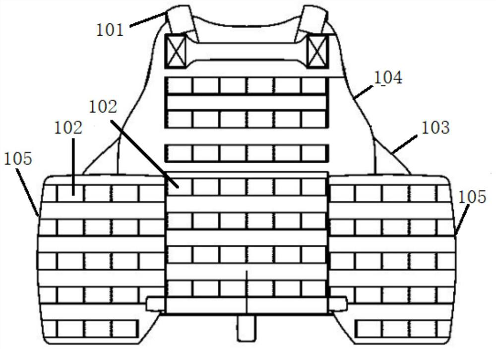Floating body armor and use method thereof