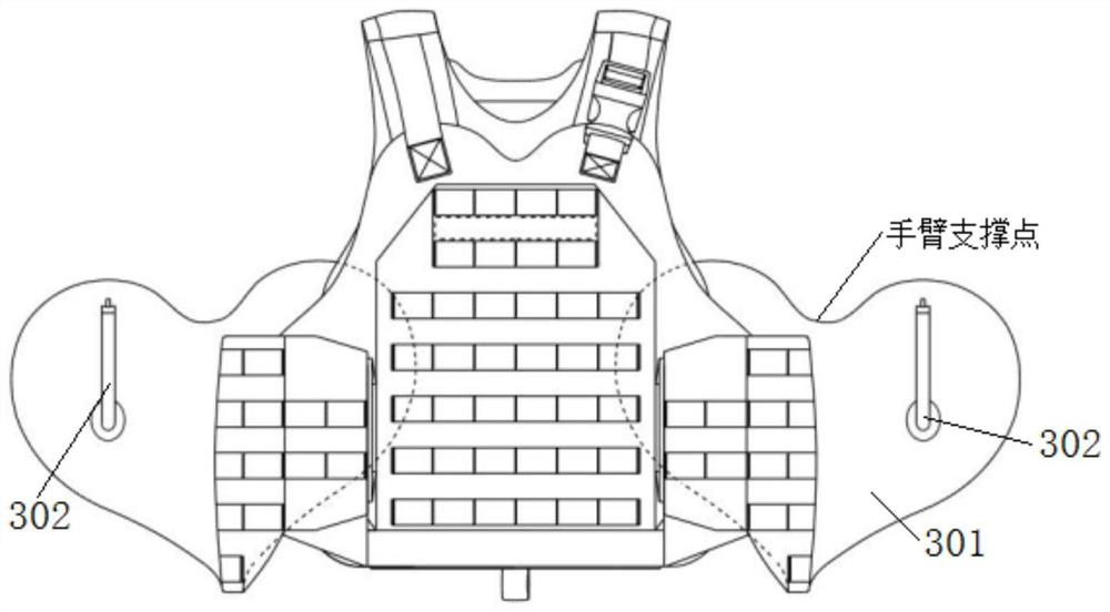 Floating body armor and use method thereof