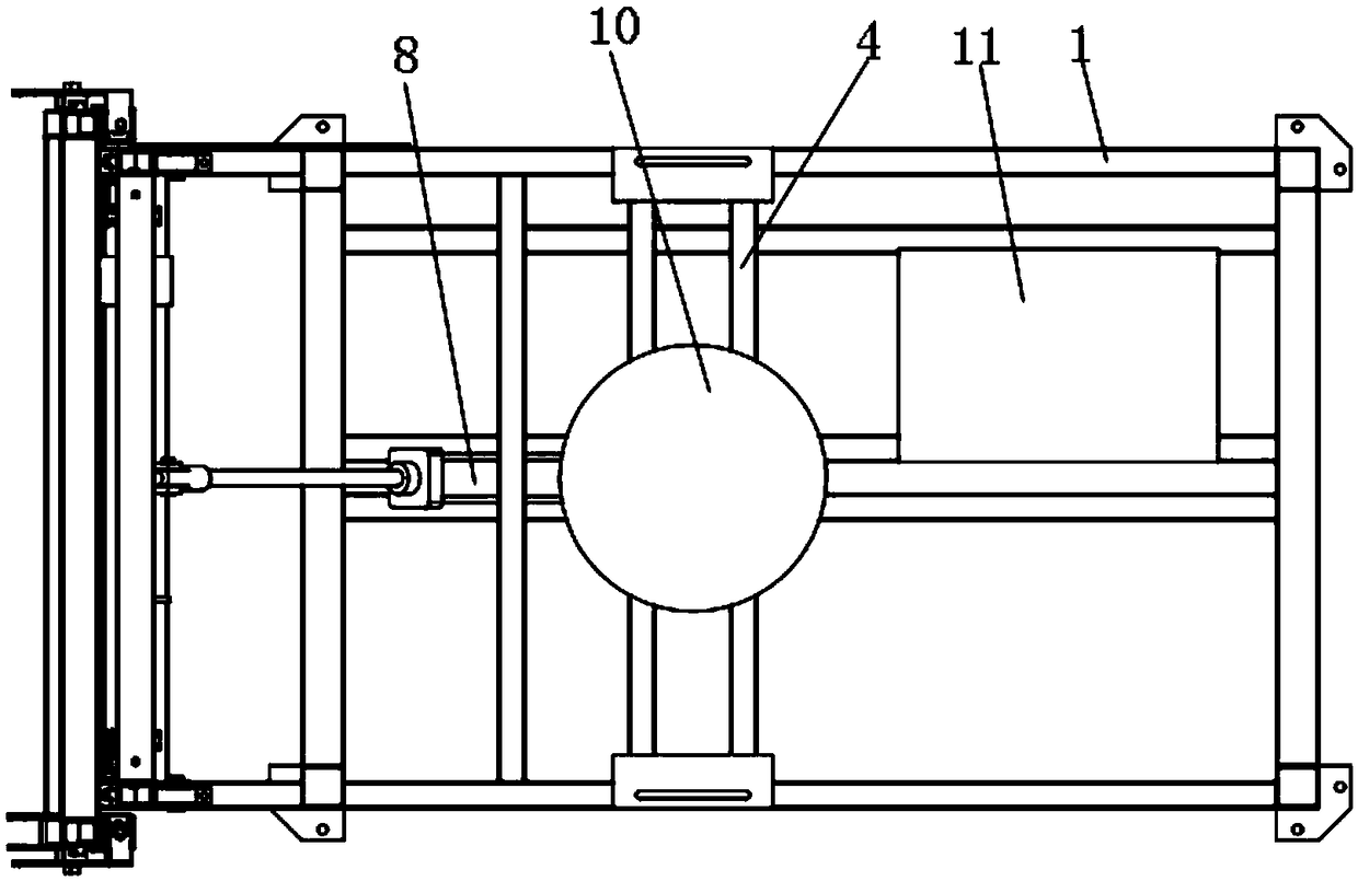 Efficient automatic overturning and lifting tool