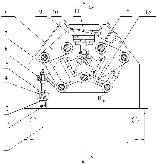 Radial synchronous-adjusting mechanism for roller of pipe mill