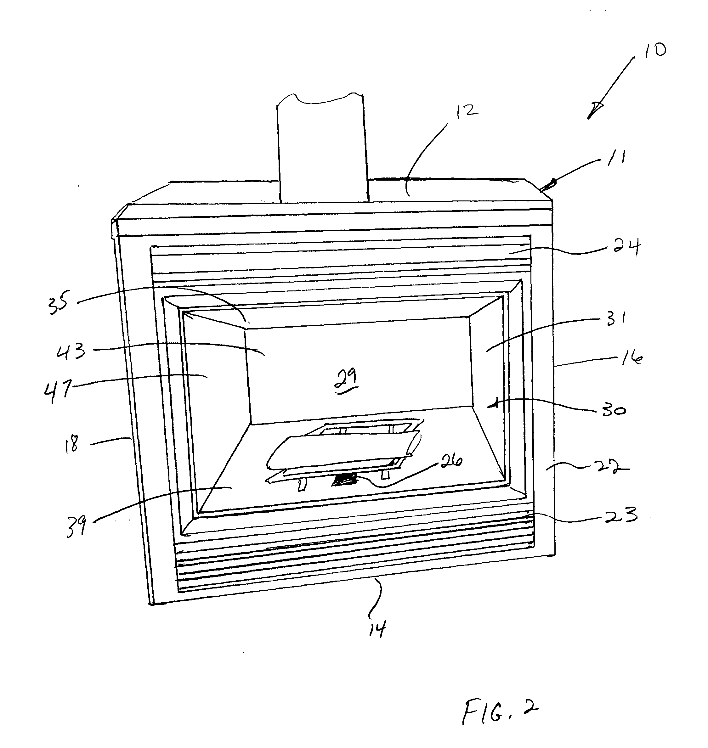 Generation of electricity in a fireplace using thermoelectric module