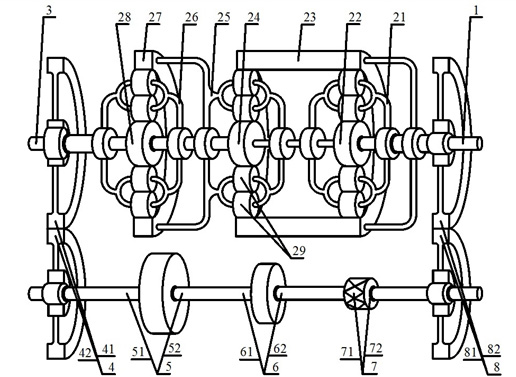 Compound valve control and refill type fluid coupling