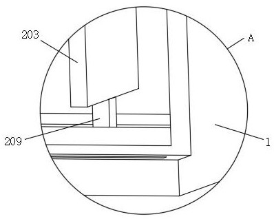 Efficient spring hot-pressing machining device