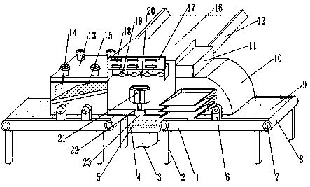 Sorting machine for sorting domestic garbage