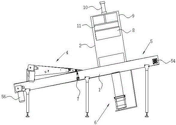 A press forming device for large concrete bricks
