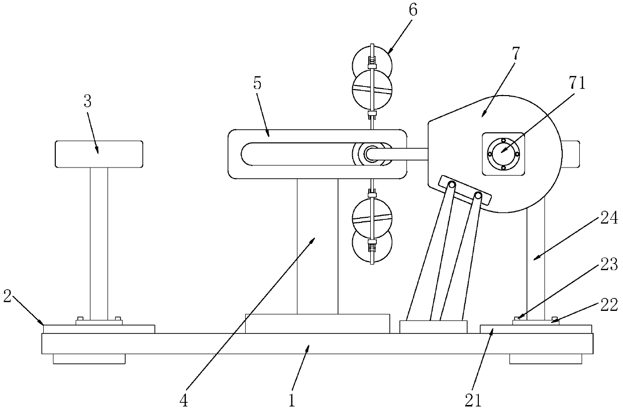 Massage device for preventing muscle atrophy of hemiplegic patient