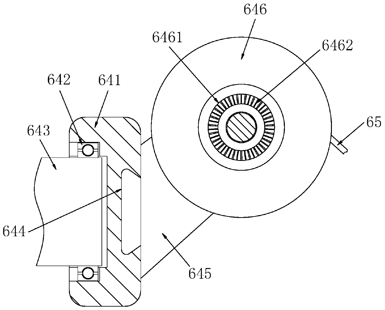 Massage device for preventing muscle atrophy of hemiplegic patient